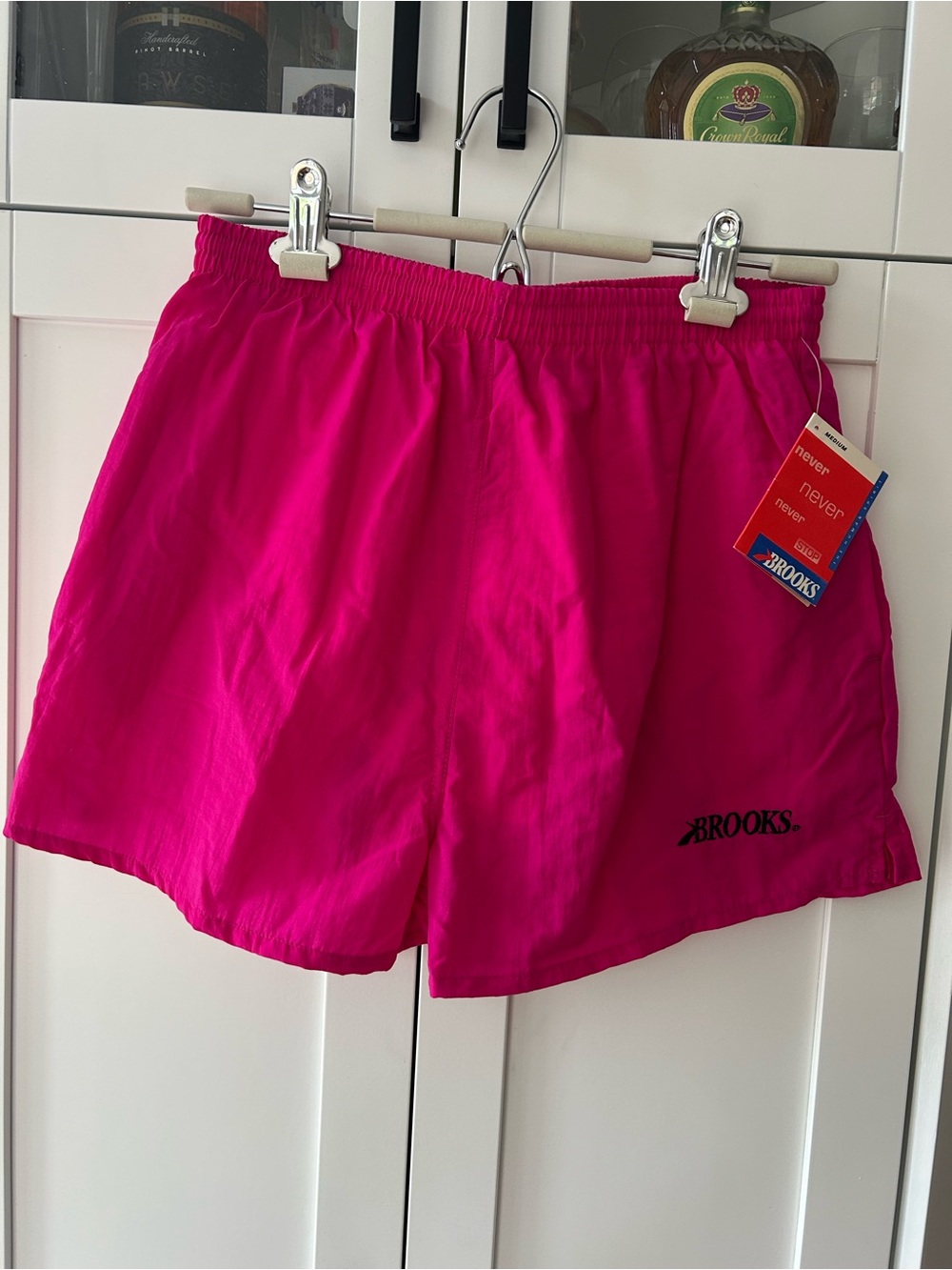 Vintage! Brooks Women’s Hot Pink Athletic Shorts New With Tags